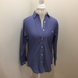 LL Bean Long Sleeve Button Up Shirt Women’s Size 4